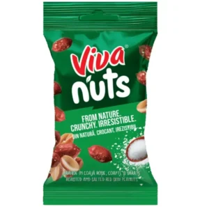 Viva Nuts – Arahide Prăjite cu Coajă Roșie – 100 gr
